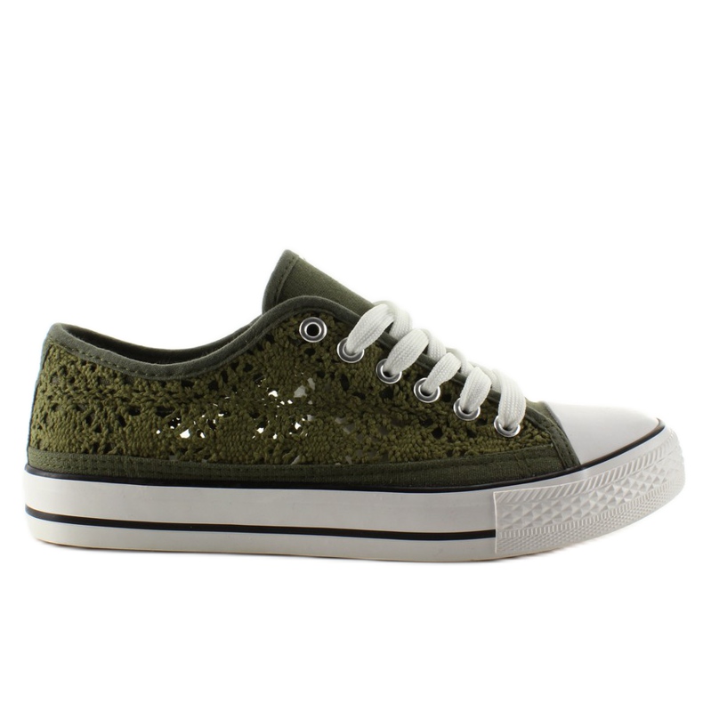 Tênis feminino de renda NB89P Verde