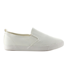 Leve NB95P slip-on perfurado branco