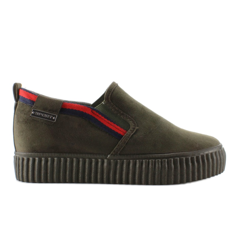 Listras Slipony Creepersy 2018-47 Preto Gren verde