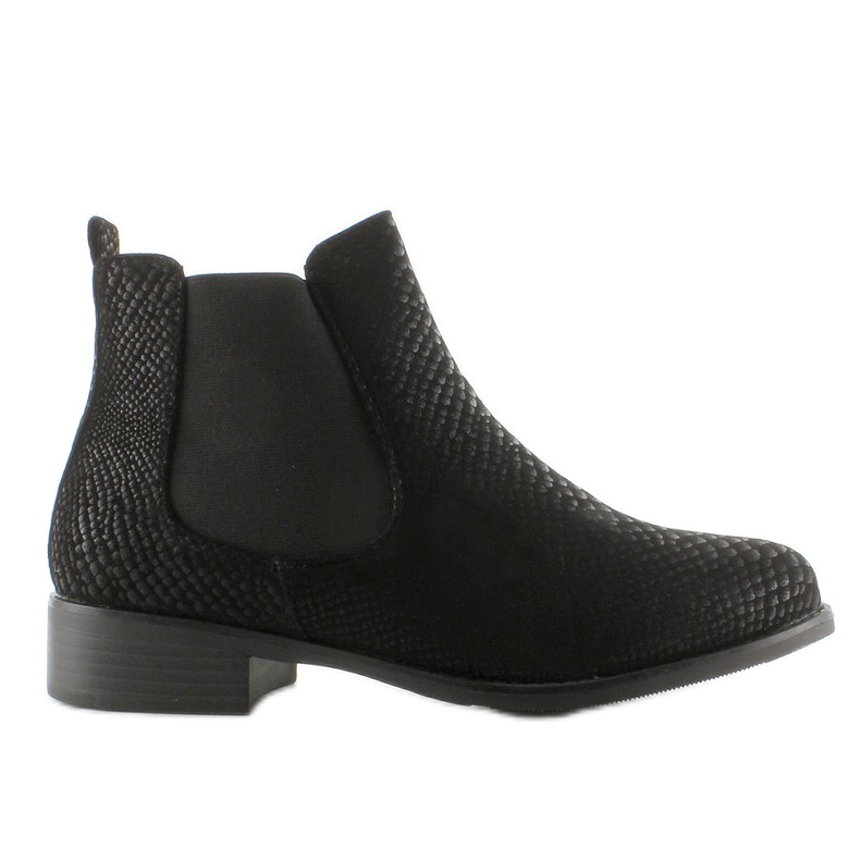 Botas Chelsea, camurça Snake Story 1546-90 Preto