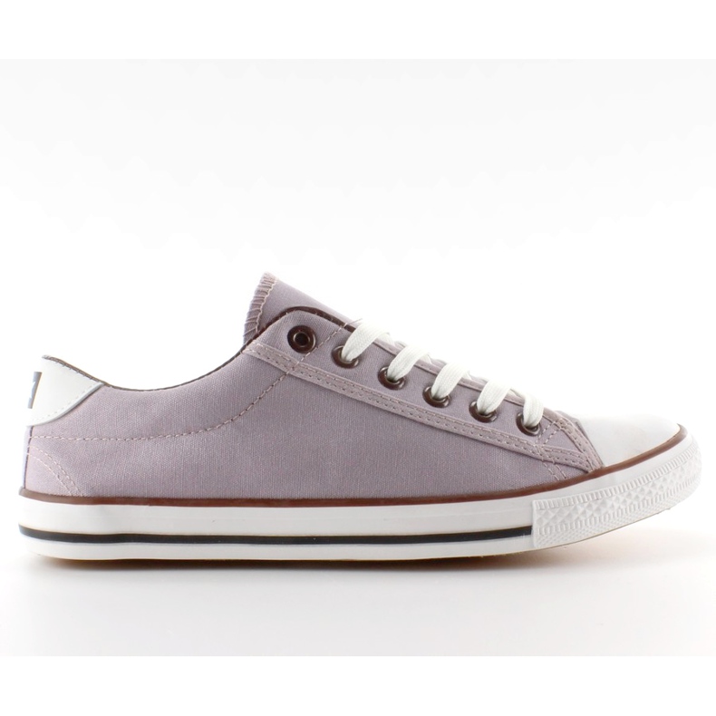 Tênis feminino com acabamento facial BL63 Grey cinza