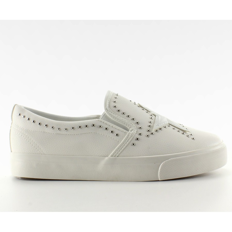 Slipons com uma elegante estrela branca BL89p branco