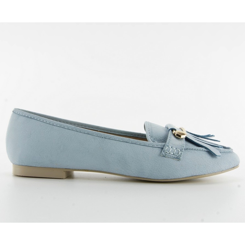 Mocassins no estilo vintage 3052 azul