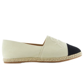 Esapdryle com letras em relevo T267 Bege preto castanho Esapdryle com letras em relevo T267 Bege preto castanho