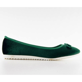 Bailarinas de cetim lds-1a010 Verde
