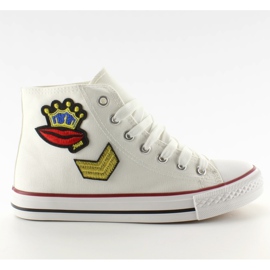 Sapatilhas com remendos R63 branco