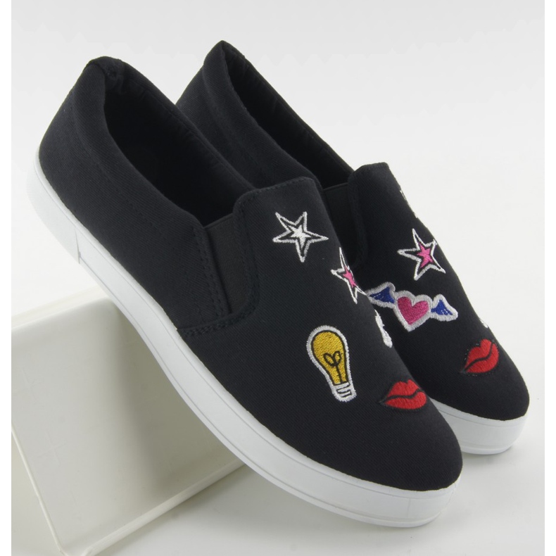 Slipony com JX41P Patches pretos