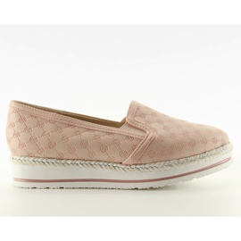 Slipony em salto alto 6068 rosa