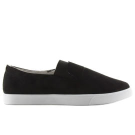 Camurça slipony com borracha preta BL91P preto