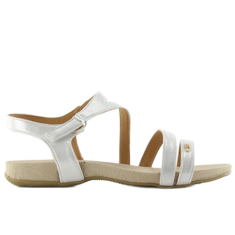 Sandálias femininas confortáveis ​​7sfe85945 pérola cinza