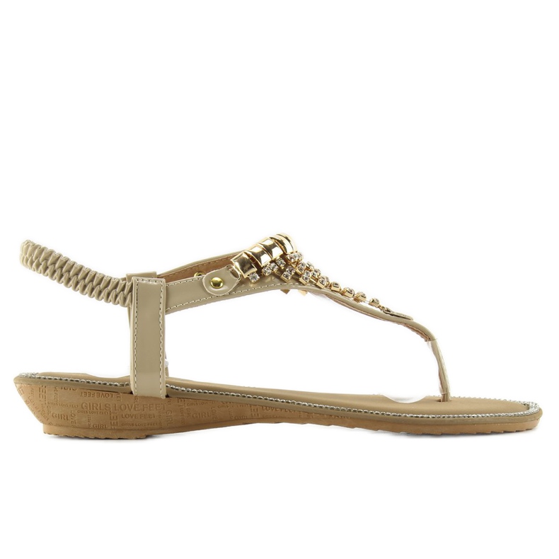 Sandálias ricamente decoradas 2017-32 cinza