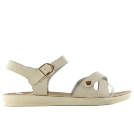 Sandálias femininas confortáveis 761 bege Sandálias femininas confortáveis 761 bege