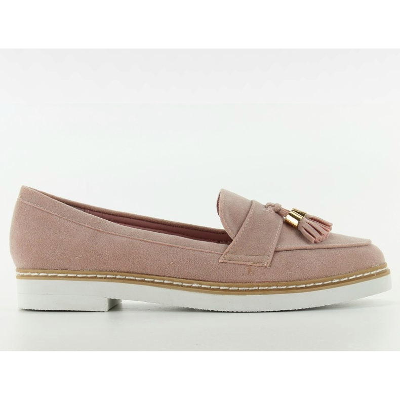 Mocassins femininos clássicos 7101 Rosa