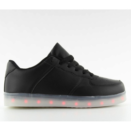 Sapatos com luzes led Q-3 Black preto