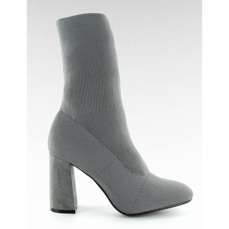 QQ-08 meias estilo estrela cinza