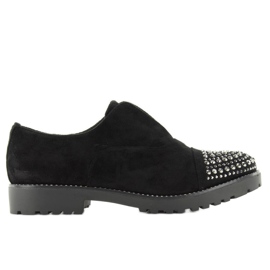 Sapatos com tachas nos dedos Wd31 preto Sapatos com tachas nos dedos Wd31 preto