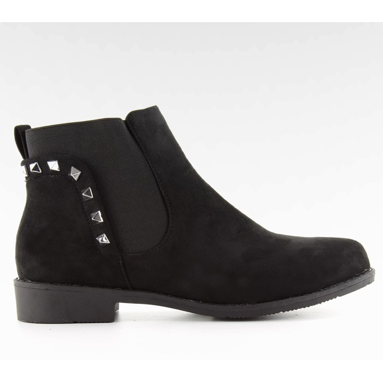 Botas de camurça Jodhpur com F175 Black preto