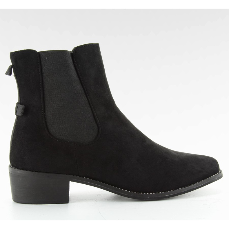 Botas Chelsea finas com laço M270 preto Botas Chelsea finas com laço M270 preto