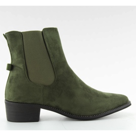 Botas finas Jodhpur com laço verde M270