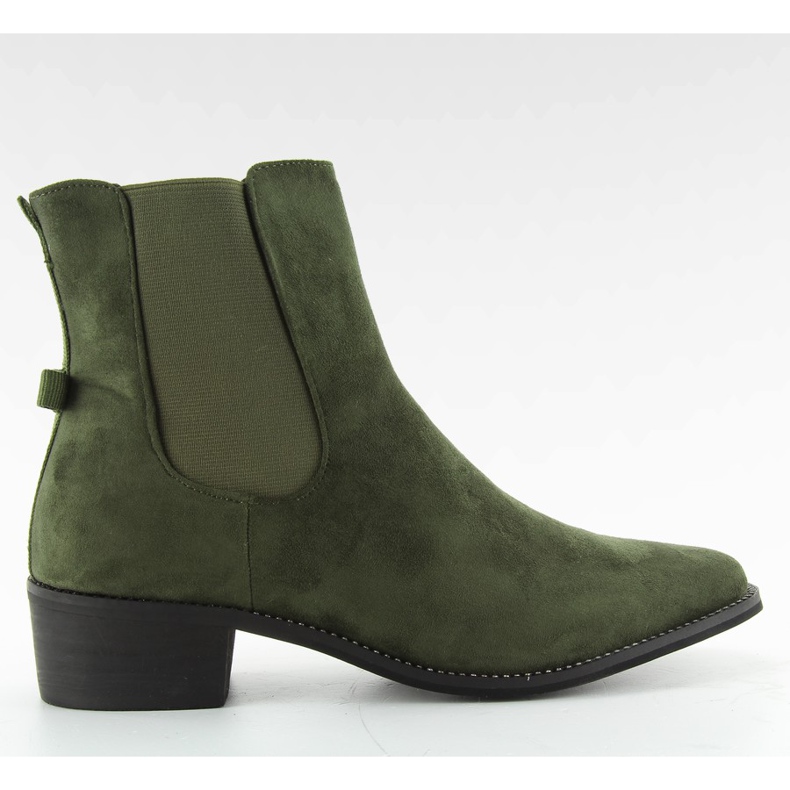 Botas finas Jodhpur com laço verde M270
