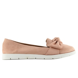Bailarinas de camurça com laço sk37p L. Rosa Bailarinas de camurça com laço sk37p L. Rosa