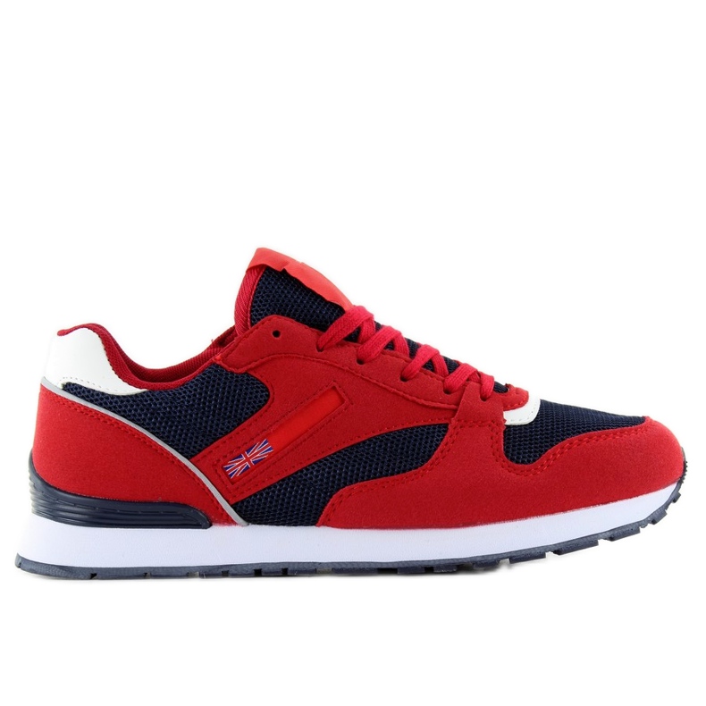 Tênis esportivo super confortável D81 RED / MARINHO vermelho
