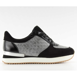 Tênis esportivo de sola alta bs072 Preto