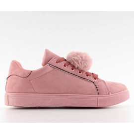 Sapatilhas com pompon K-90 Pink rosa