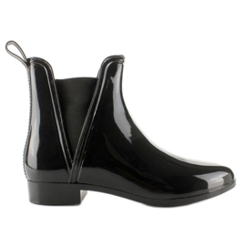 Botins elegantes D27 preto