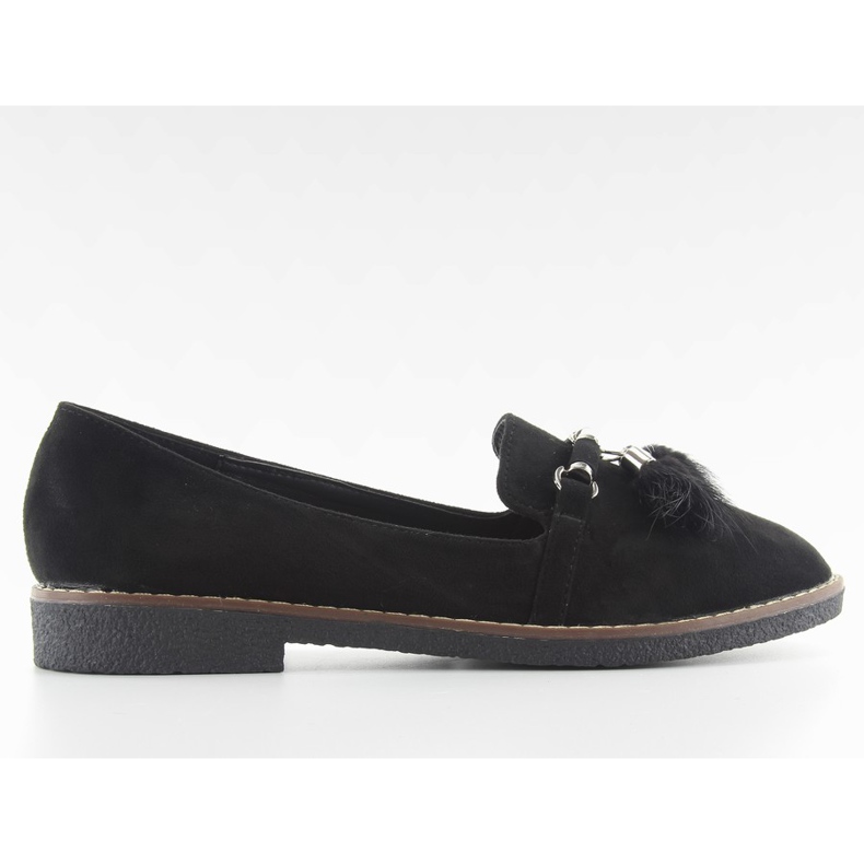 Senhores mocassins mulheres JH52p preto