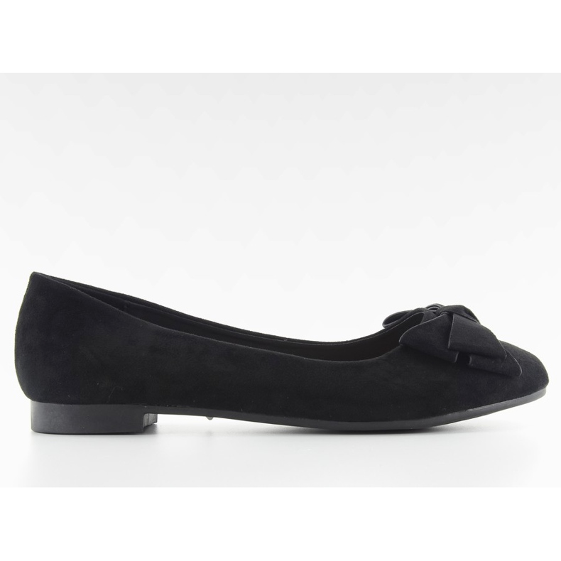 Bailarinas femininas camurça t291p preta preto