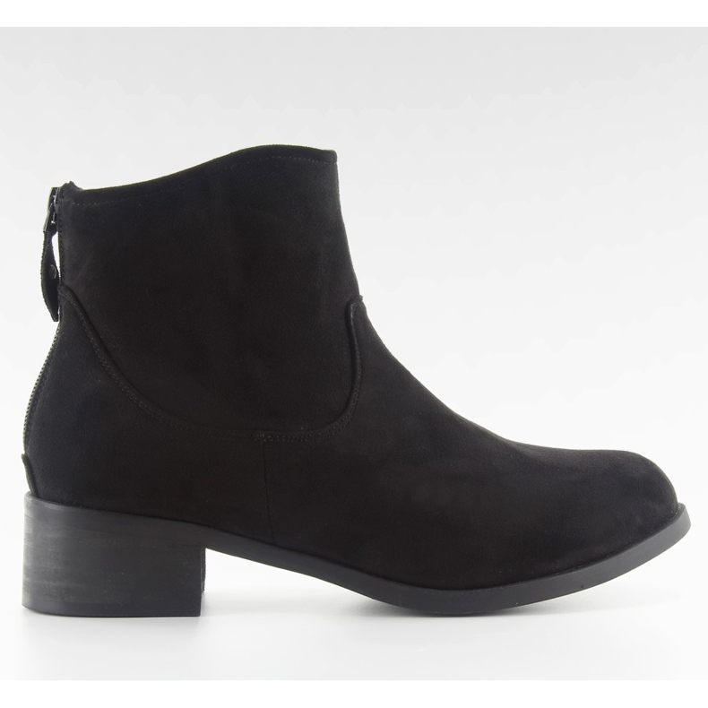 Botas Jodhpur pretas camurça preta w117 preta preto