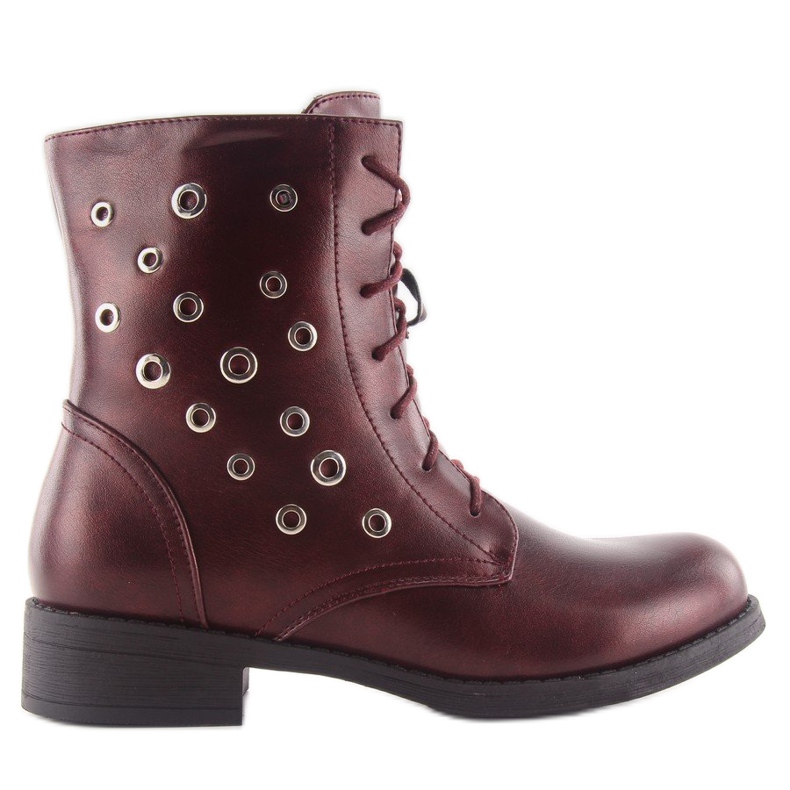 Botas de trabalho licowe pe130p Vinho Tinto vermelho