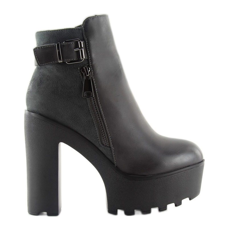 Botas na plataforma 979 cinza