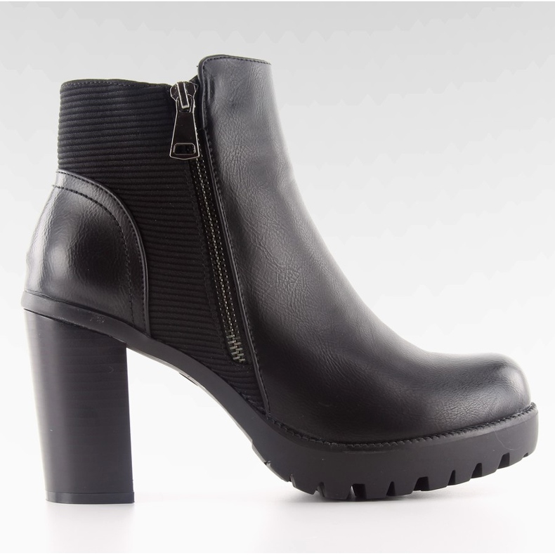 Botas de salto alto dd35p pretas preto Botas de salto alto dd35p pretas preto