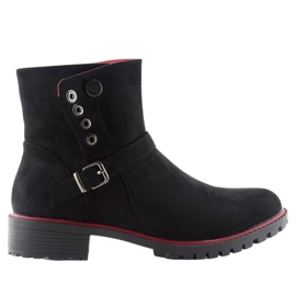 Botas Jodhpur com acabamento r112p Preto