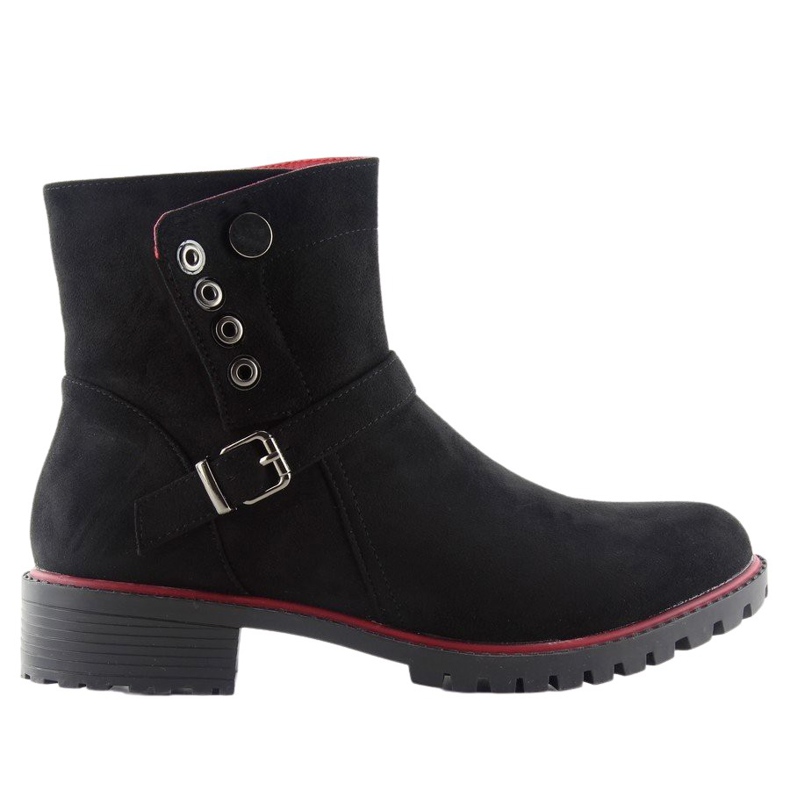Botas Jodhpur com acabamento r112p Preto