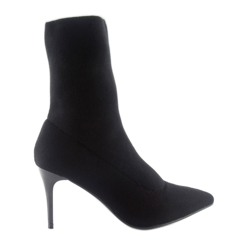 Botas de meia no calcanhar preto LL-103p
