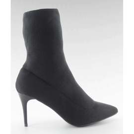 Botas de meias em cinza LL-103p