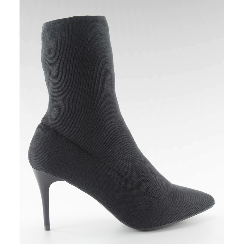 Botas de meias em cinza LL-103p