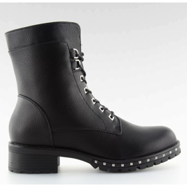 Botas Black Worker com tachas pretas H921 preto