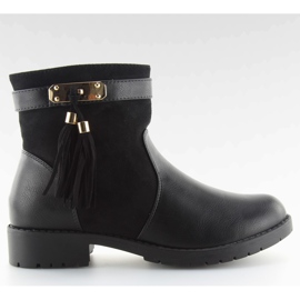 Botas femininas pretas Y8567 pretas preto
