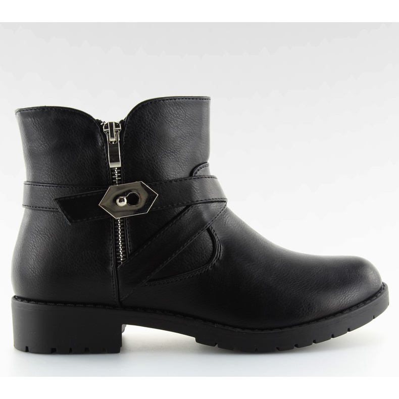 Botas preto liso Y8566 preto