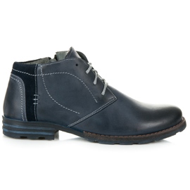 Lucca Botas masculinas com isolamento azul Lucca Botas masculinas com isolamento azul