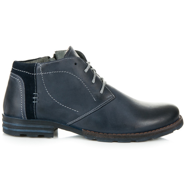 Lucca Botas masculinas com isolamento azul