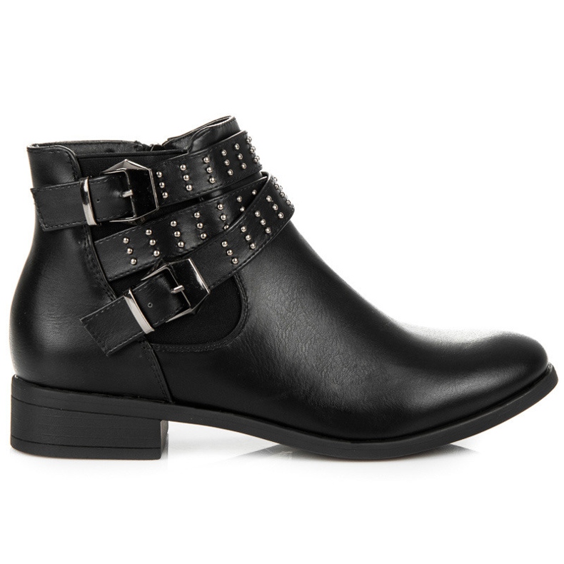 Seastar Botas Chelsea pretas com fivelas preto