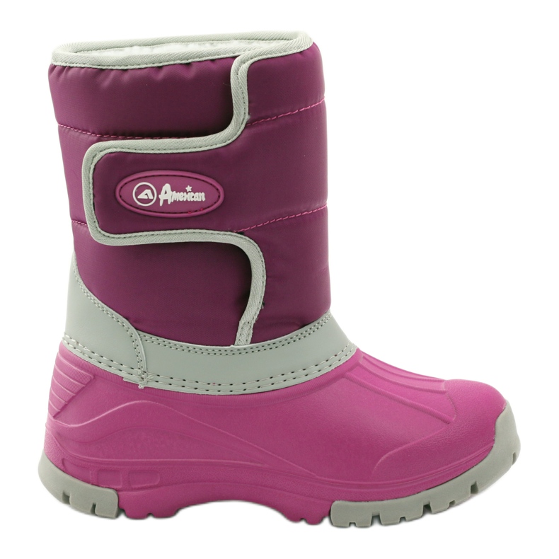 American Club Botas de inverno botas americanas superleves rosa cinza