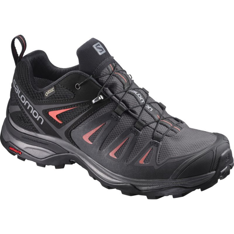 Tênis de trekking Salomon X Ultra 3 W L39868500 preto cinza