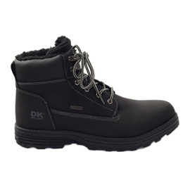 DK Botas isoladas com pele preto