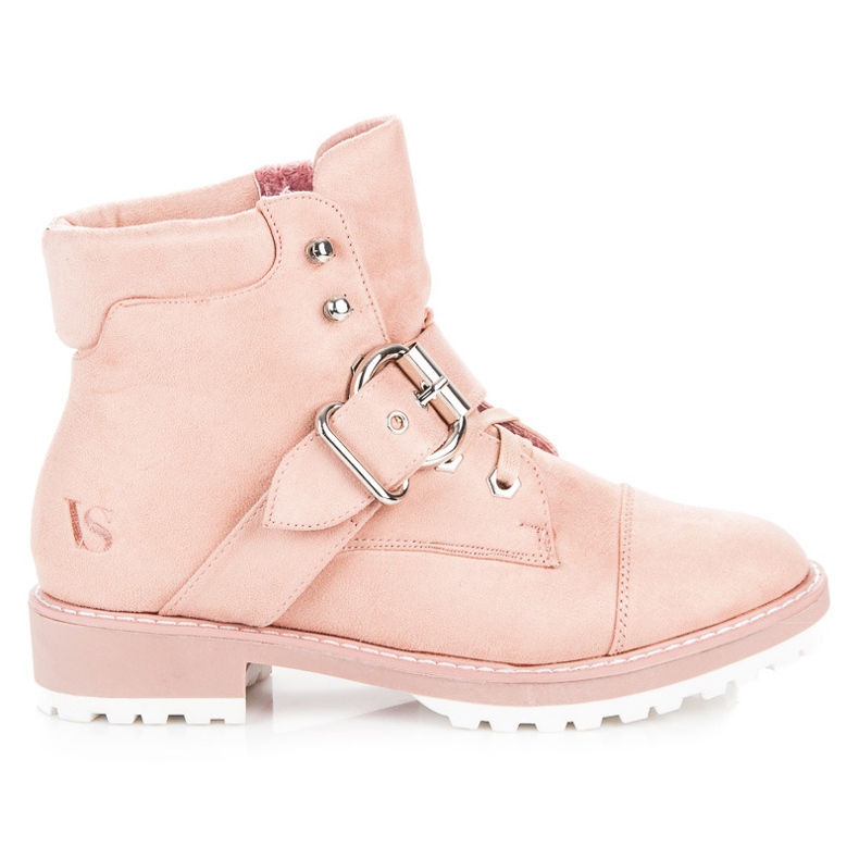 Vices New Collection Caçadores de camurça rosa Vices New Collection Caçadores de camurça rosa